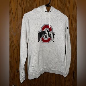 Heather grey Nike ohio State football basketball hoodie women’s size medium